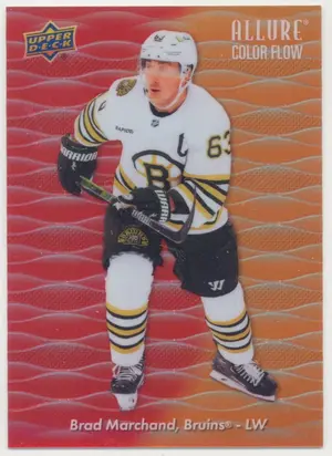 2023-24 ALLURE - BRAD MARCHAND #CF-20 COLOR FLOW RED/ORANGE