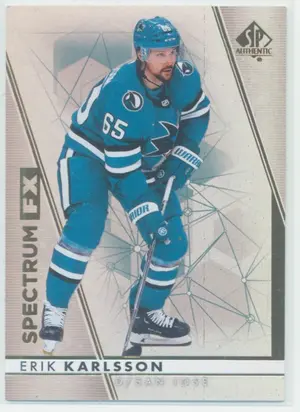 2022-23 SP AUTHENTIC - ERIK KARLSSON #S-9 SPECTRUM FX (UNSCRATCHED)