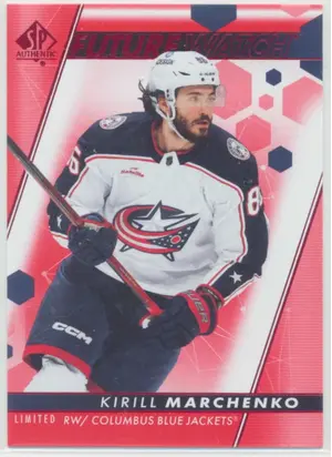 2022-23 SP AUTHENTIC - KIRILL MARCHENKO #197 FUTURE WATCH LIMITED RED