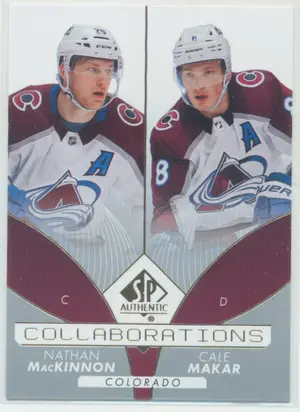 2022-23 SP AUTHENTIC - NATHAN MacKINNON/CALE MAKAR #C-10 COLLABORATIONS