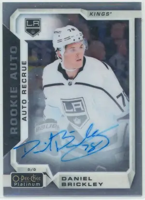 2018-19 O-PEE-CHEE PLATINUM - DANIEL BRICKLEY #R-DB ROOKIE AUTO