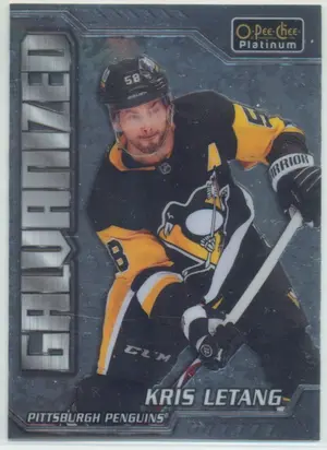 2022-23 O-PEE-CHEE PLATINUM - KRIS LETANG #G-12 GALVANIZED