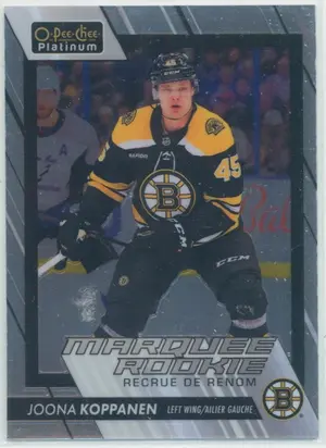 2023-24 O-PEE-CHEE PLATINUM - JOONA KOPPANEN #299 MARQUEE ROOKIE
