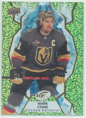 2021-22 UPPER DECK ICE - MARK STONE #28 GREEN