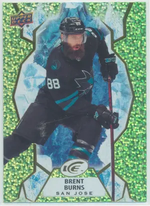 2021-22 UPPER DECK ICE - BRENT BURNS #45 GREEN