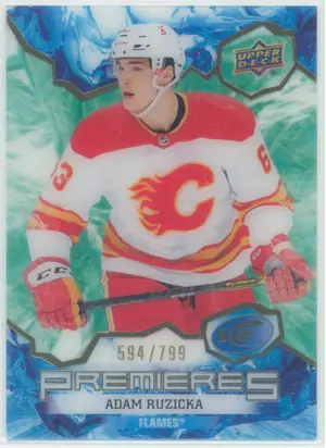 2021-22 UPPER DECK ICE - ADAM RUZICKA #151 ICE PREMIERES GREEN 594/799
