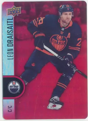 2022-23 TIM HORTONS - LEON DRAISAITL #DC-30 RED DIE CUT