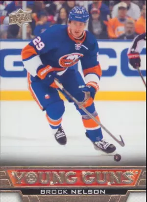 2013-14 UPPER DECK - BROCK NELSON #204 YOUNG GUNS