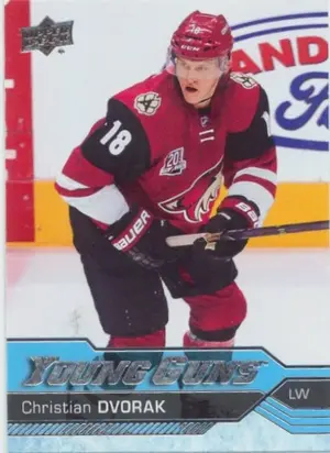 2016-17 UPPER DECK - CHRISTIAN DVORAK #235 YOUNG GUNS