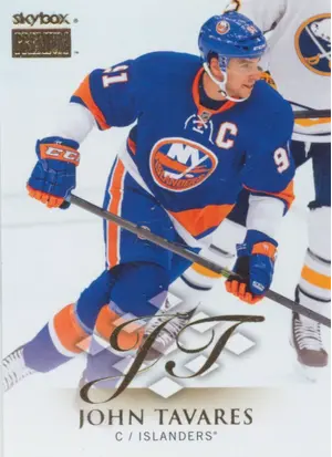 2013-14 FLEER SHOWCASE - JOHN TAVARES #11 SKYBOX PREMIUM