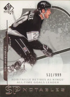 2008-09 SP AUTHENTIC - LUC ROBITAILLE #125 SP NOTABLES 531/999