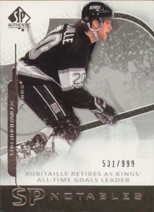 2008-09 SP AUTHENTIC - LUC ROBITAILLE #125 SP NOTABLES 531/999