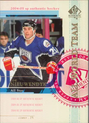 2004-05 SP AUTHENTIC - JOE NIEUWENDYK #147 ALL WORLD TEAM