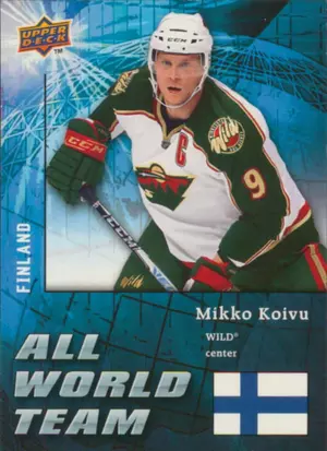 2009-10 UPPER DECK - MIKKO KOIVU #AW7 ALL WORLD TEAM