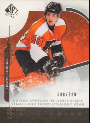 2008-09 SP AUTHENTIC - DANIEL BRIERE #109 SP NOTABLES 698/999
