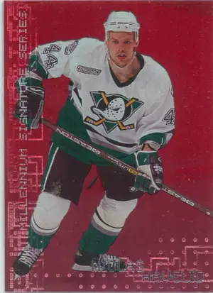 1999-00 BE A PLAYER MILLENNIUM - NICLAS HAVELID #4 RUBY 105/1000