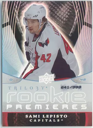 2008-09 TRILOGY - SAMI LEPISTO #101 ROOKIE 641/999