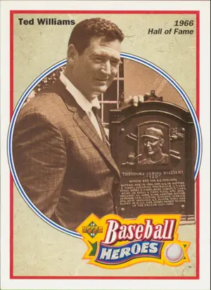 1992 Upper Deck - Ted Williams #35 Baseball Heroes