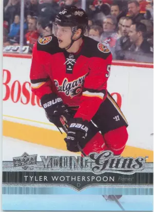 2014-15 UPPER DECK - TYLER WOTHERSPOON #210 YOUNG GUNS
