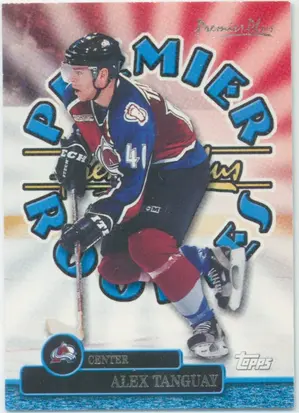 1999-00 PREMIER PLUS - ALEX TANGUAY #PR1 PREMIER ROOKIES