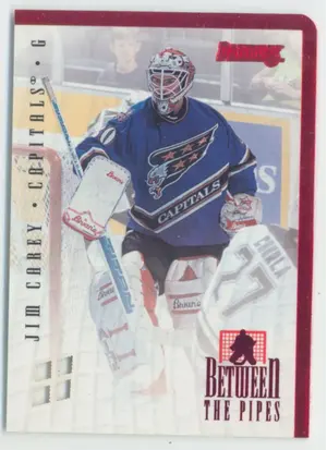 1996-97 DONRUSS - JIM CAREY #3 BETWEEN THE PIPES 2776/4000