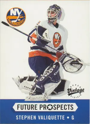 2000-01 VINTAGE - STEPHEN VALIQUETTE #386 FUTURE PROSPECTS