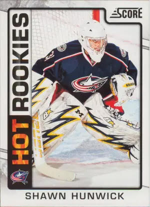 2012-13 SCORE - SHAWN HUNWICK #525 HOT ROOKIES