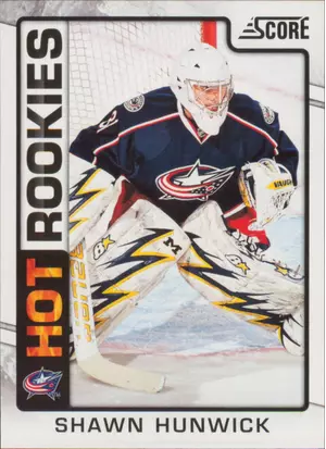 2012-13 SCORE - SHAWN HUNWICK #525 HOT ROOKIES
