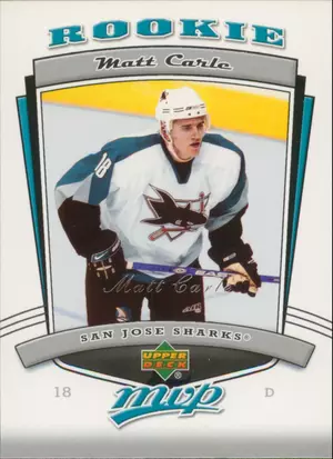 2006-07 MVP - MATT CARLE #346 ROOKIE