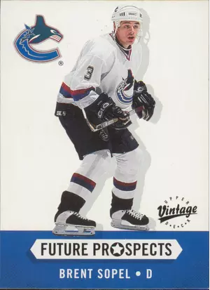 2000-01 VINTAGE - BRENT SOPEL #393 FUTURE PROSPECTS