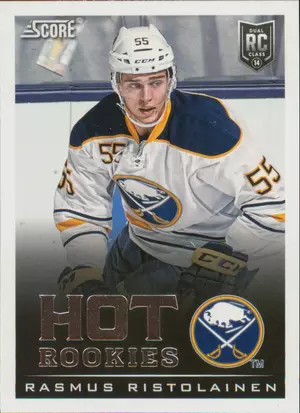 2013-14 SCORE - RASMUS RISTOLAINEN #692 HOT ROOKIES