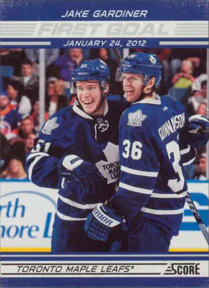 2012-13 SCORE - JAKE GARDINER #FG14 FIRST GOAL