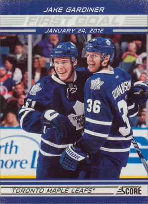 2012-13 SCORE - JAKE GARDINER #FG14 FIRST GOAL