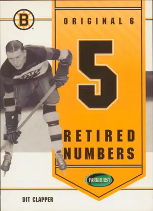 2003-04 PARKHURST ORIGINAL SIX BOSTON - DIT CLAPPER #B-3 INSERTS