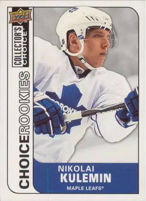 2008-09 COLLECTOR'S CHOICE - NIKOLAI KULEMIN #224 ROOKIES