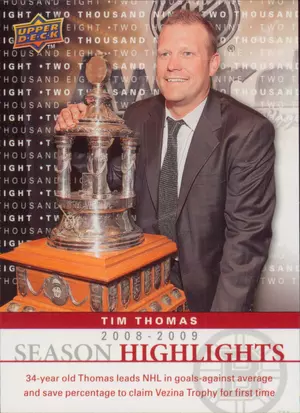 2009-10 UPPER DECK - TIM THOMAS #SH3 SEASON HIGHLIGHTS