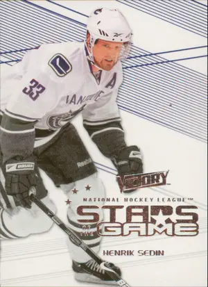 2010-11 VICTORY - HENRIK SEDIN #SOG-HS STARS OF THE GAME