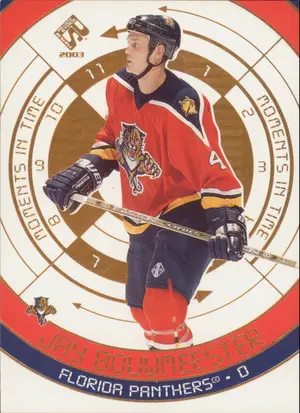 2002-03 PRIVATE STOCK RESERVE - JAY BOUWMEESTER #3 MOMENTS IN TIME