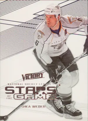 2010-11 VICTORY - SHEA WEBER #SOG-SW STARS OF THE GAME