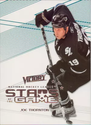 2010-11 VICTORY - JOE THORNTON #SOG-TH STARS OF THE GAME