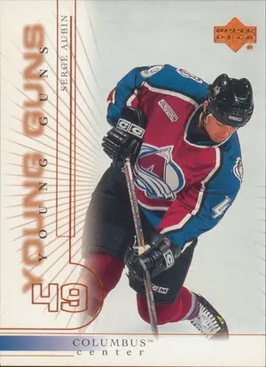 2000-01 UPPER DECK - SERGE AUBIN #182 YOUNG GUNS