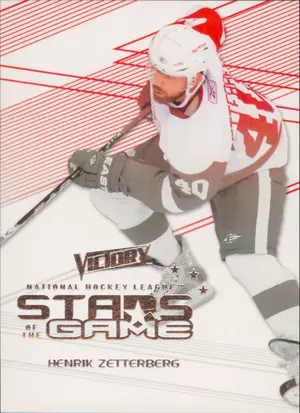 2010-11 VICTORY - HENRIK ZETTERBERG #SOG-HZ STARS OF THE GAME