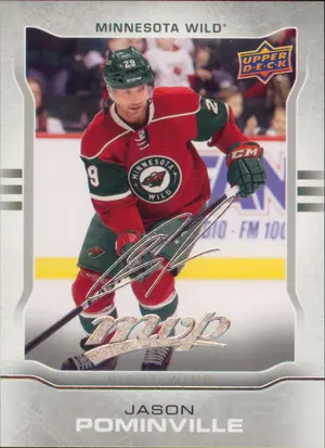 2014-15 MVP - JASON POMINVILLE #218 SILVER SCRIPTS SP