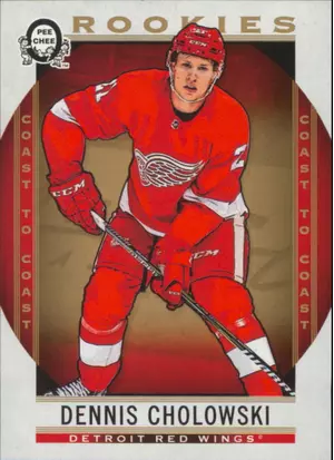 2018-19 O-PEE-CHEE COAST TO COAST - DENNIS CHOLOWSKI #178 ROOKIE