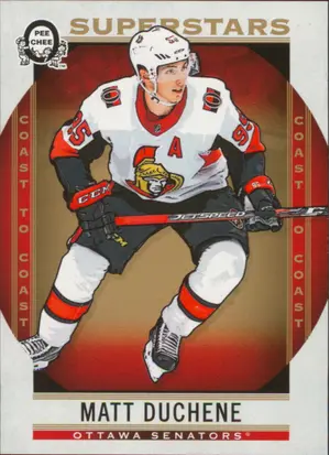 2018-19 O-PEE-CHEE COAST TO COAST - MATT DUCHENE #138 SUPERSTARS