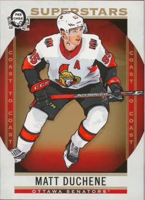 2018-19 O-PEE-CHEE COAST TO COAST - MATT DUCHENE #138 SUPERSTARS