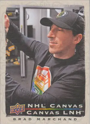 2020-21 TIM HORTONS - BRAD MARCHAND #C-2 NHL CANVAS