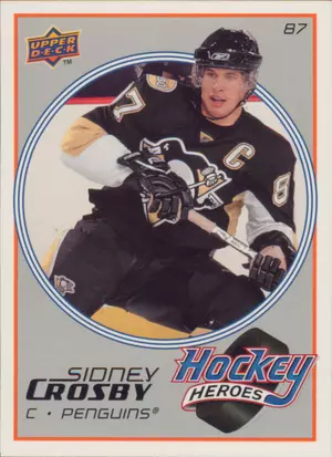 2008-09 UPPER DECK - SIDNEY CROSBY #HH3 HOCKEY HEROES