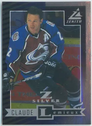 1997-98 ZENITH - CLAUDE LEMIEUX #57 Z SILVER