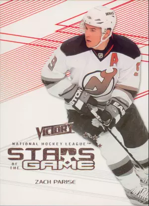 2010-11 VICTORY - ZACH PARISE #SOG-ZP STARS OF THE GAME
